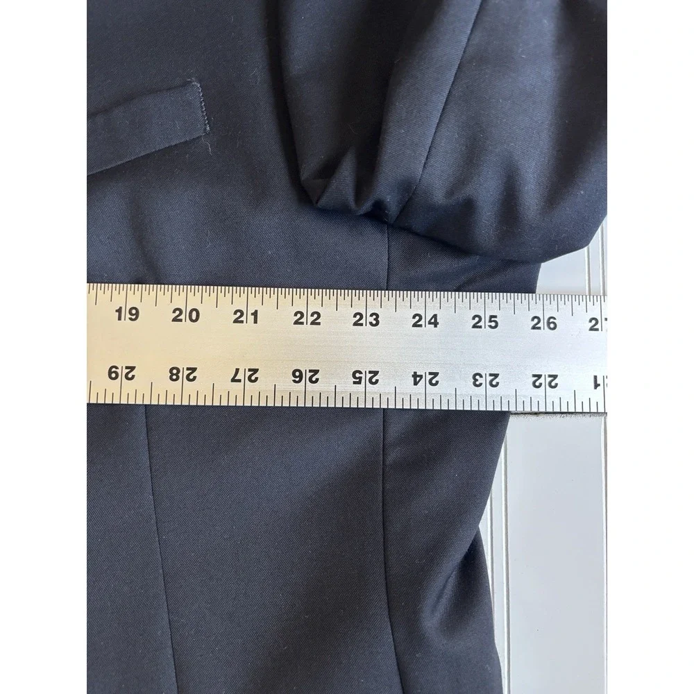 mens black Jos‎ A Bank 1905 all season wool blazer jacket sport suit coat 50 R
